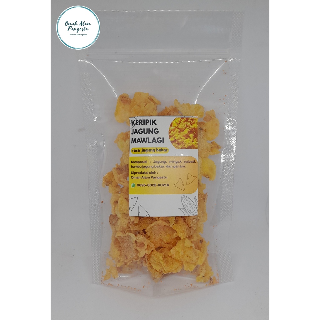 

Keripik Jagung MAWLAGI Rasa Jagung Bakar - Kemasan Pouch Sedang
