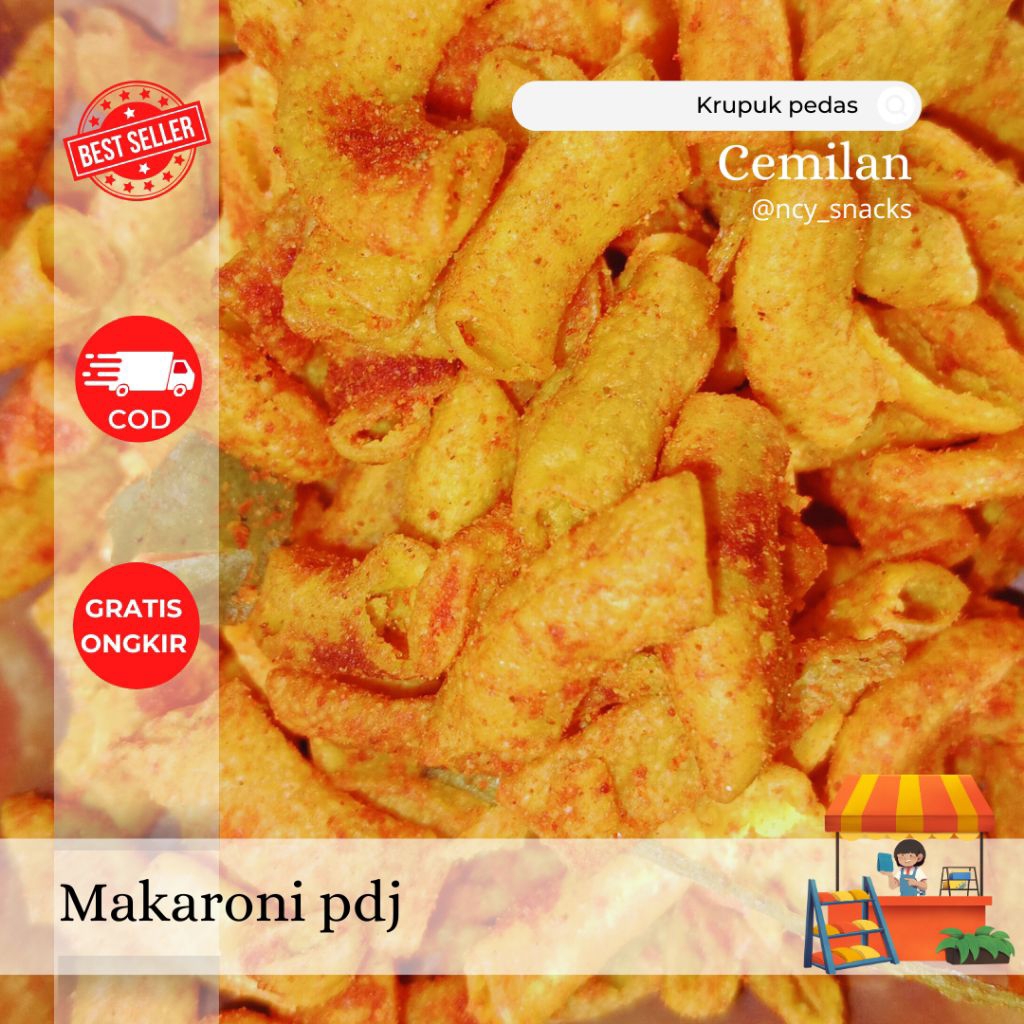 

MAKARONI PEDAS DJ ECERAN | CEMILAN MURAH MAKASSAR