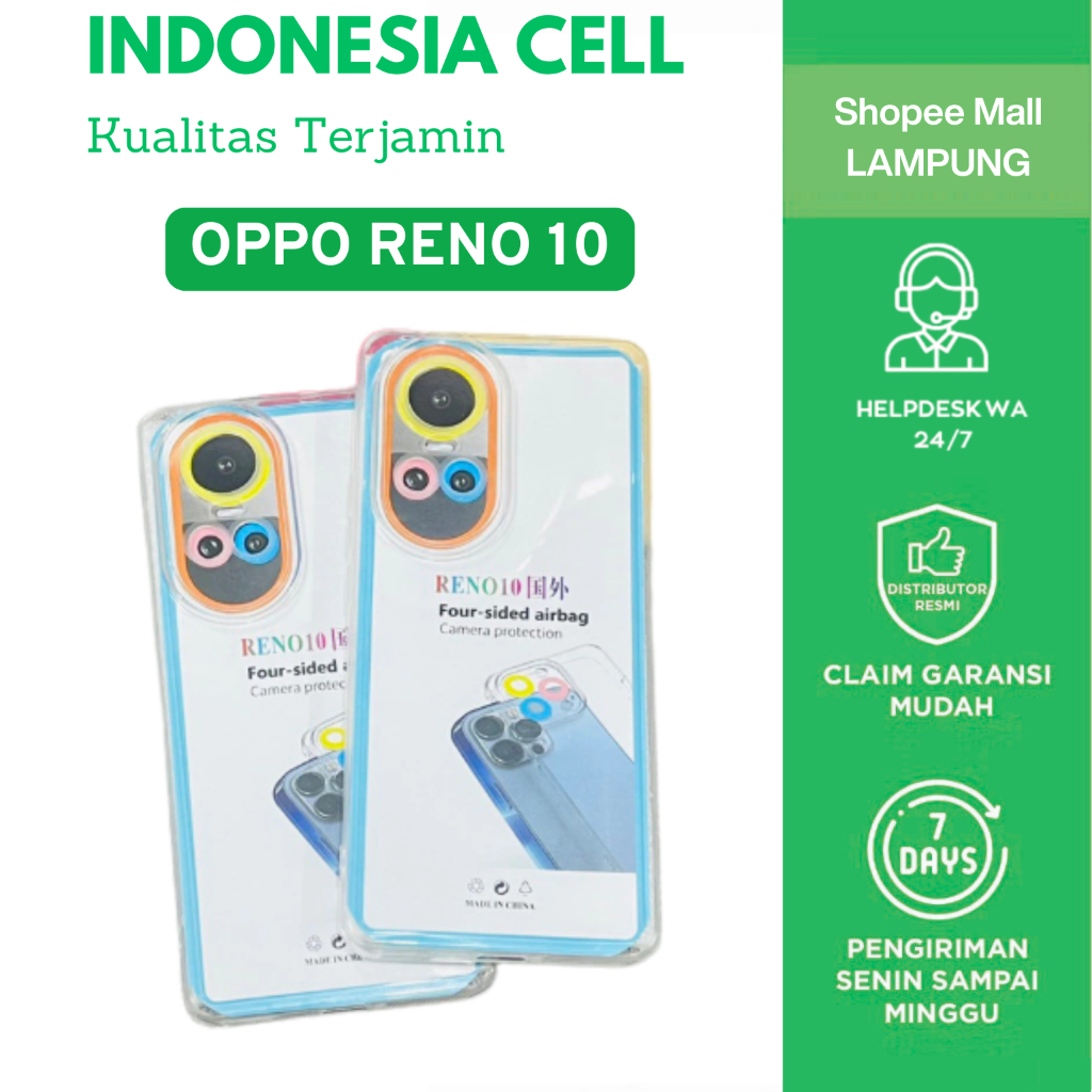 Case OPPO Reno 10/Case Bening OPPO Reno 10/Case Airbag OPPO Reno 10/Anti Crack Reno 10/Case Reno 10