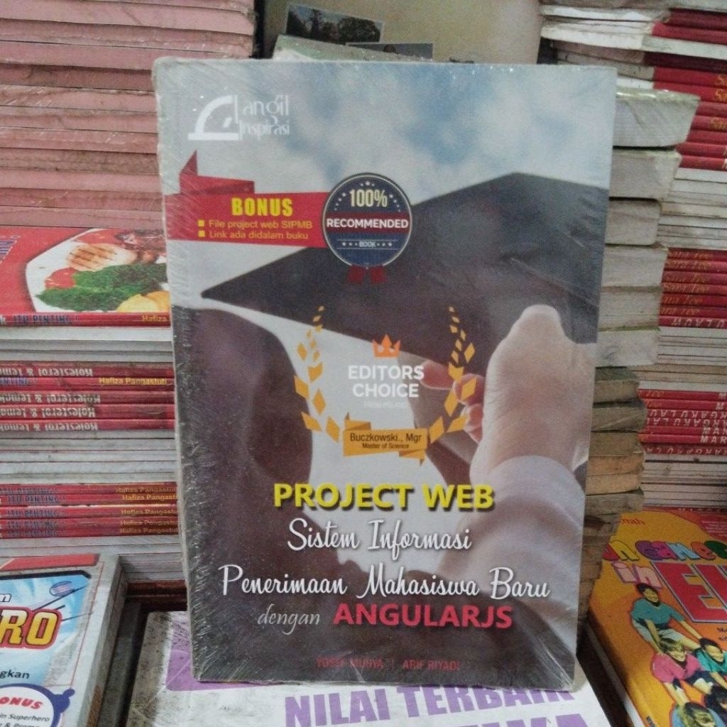 Buku project web sistem informasi penerimaan mahasiswa baru dengan angularis