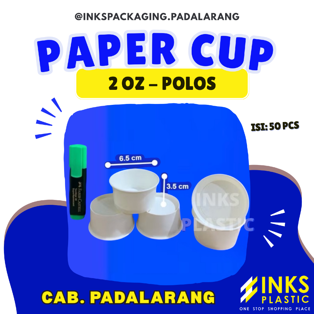 PAPER CUP POLOS 2 OZ