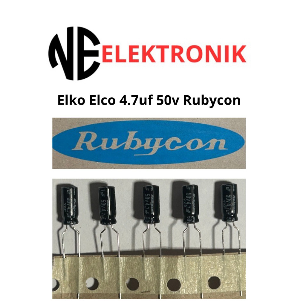 Elko Elco 4.7uf 50v Rubycon