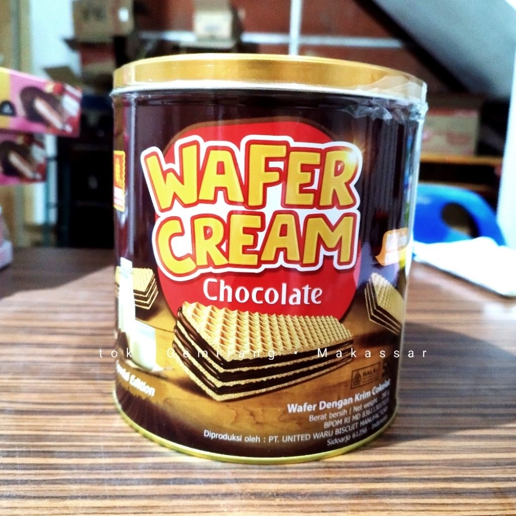 

UBM wafer cream cokelat / coklat kaleng 280 gr