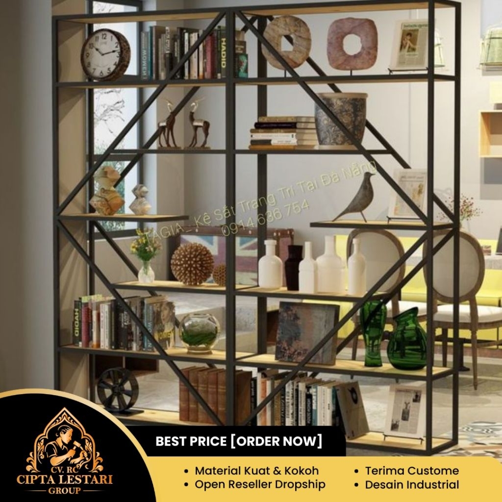 Rak Partisi|Partisi Pembatas Ruangan|Rak Pajangan|Rak Decor