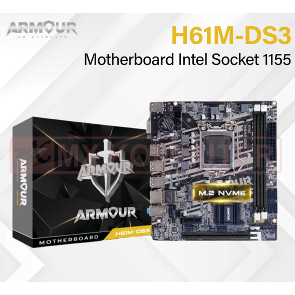MOBO MOTHERBOARD H61 1155 DDR3 PROMO