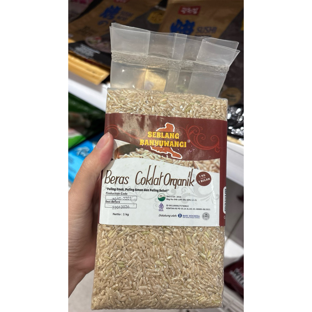 

beras coklat organik banyuwangi 1kg