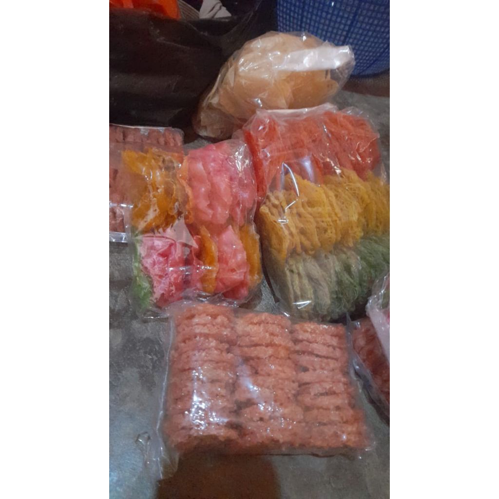 

renggining, renginang, dapros mentah