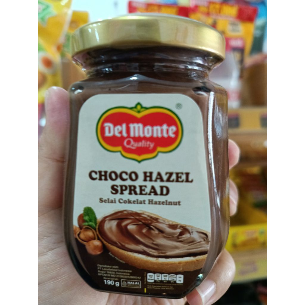 

delmonte selai cokelat hazelnut