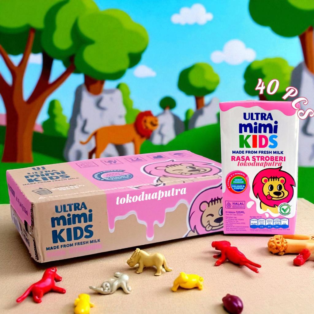

Susu Ultra Mimi Kids Stawberry 125ML X 40 psc /Ultra Mimi Kids