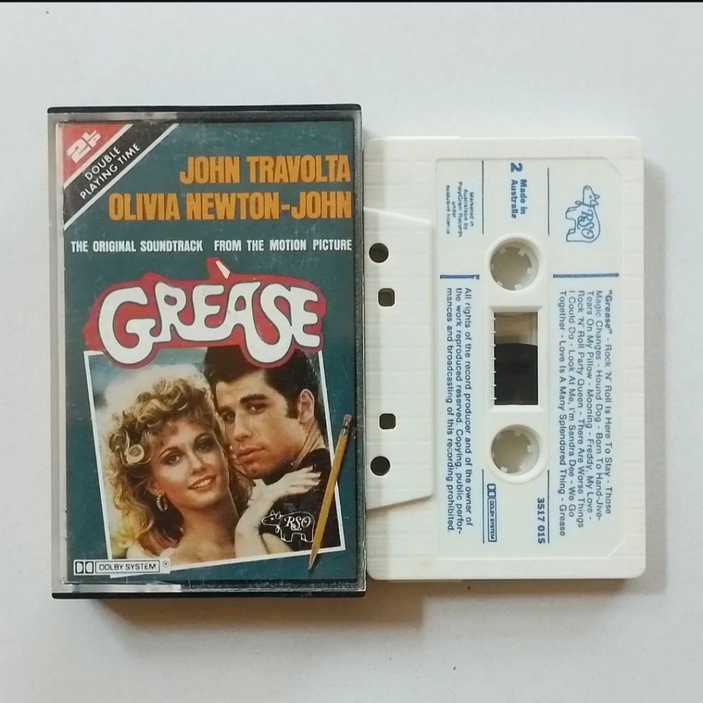 Various Artist - Ost Grease (Kaset Tape Pita) Import Australia