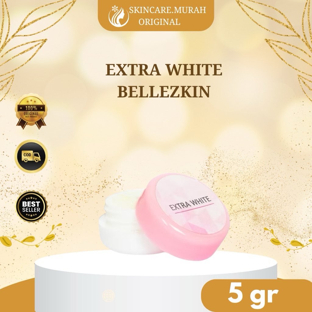 EXTRA WHITE BELLEZKIN | Night Cream Booster Pencerah Wajah Original
