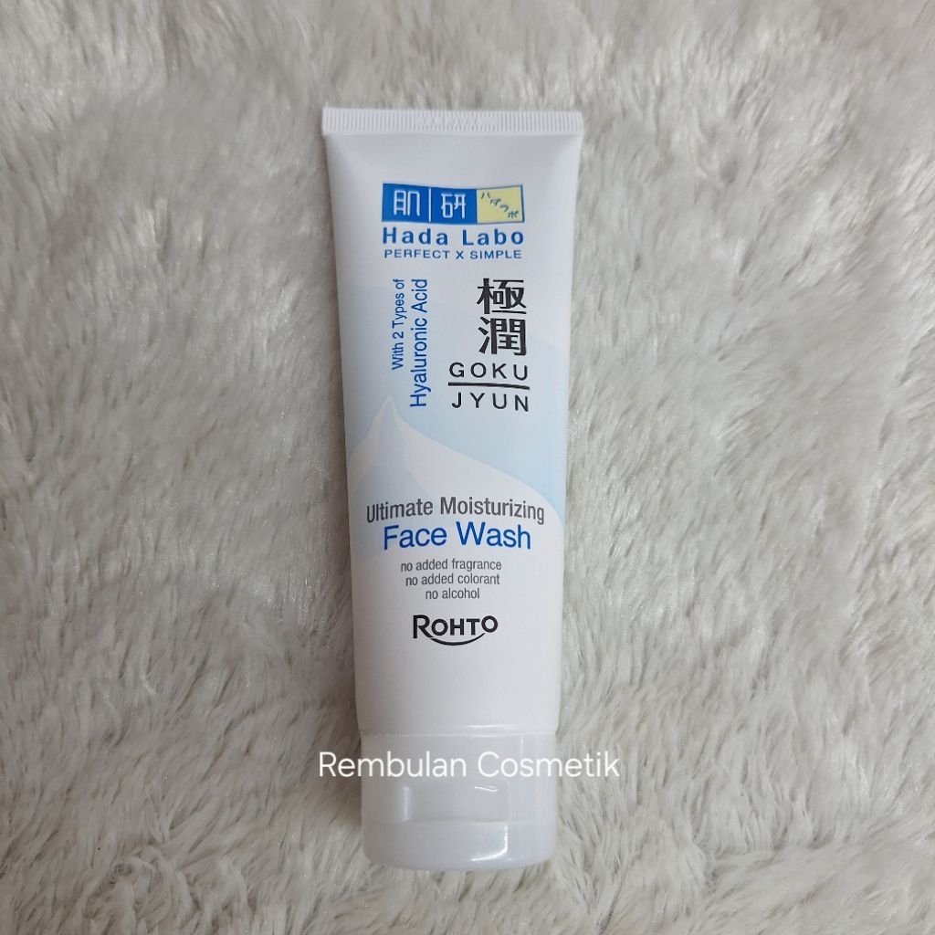 Hada Labo Face Wash 100 ml Shirojyun / Gokujyun