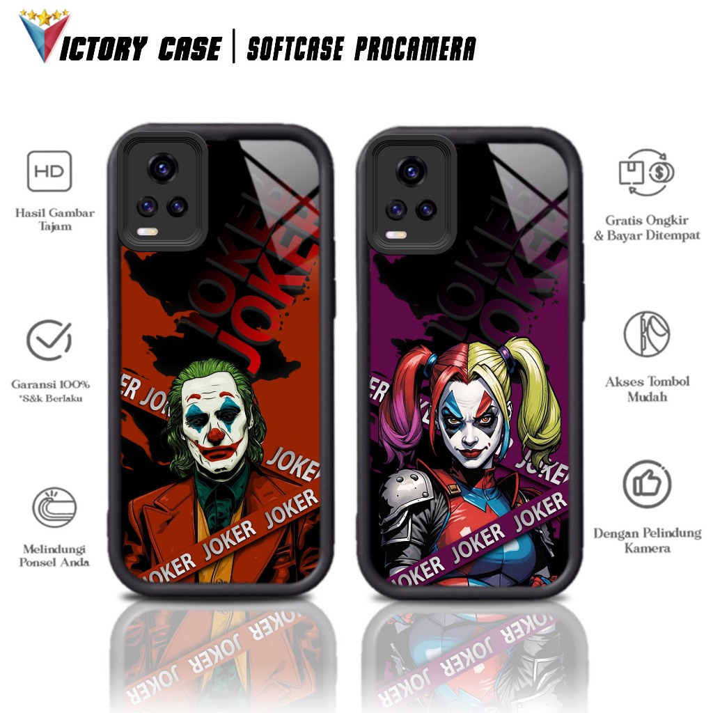 Case Premium Compatible For VIVO V20 Motif [ JKR ] Casing Softcase Glossy Anti Jamur