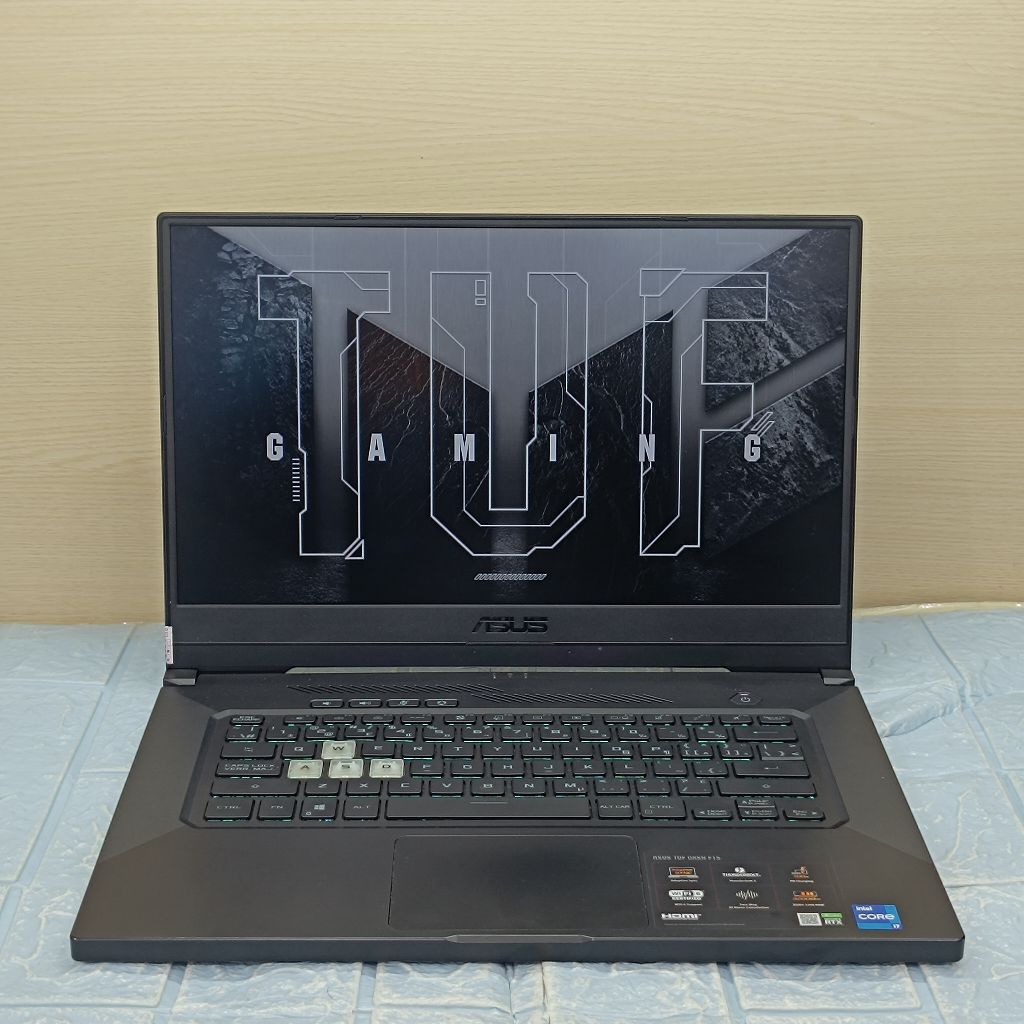 LAPTOP ASUS TUF DASH F15 FX516PE INTEL CORE I7-11370H RAM 16 GB SSD 1 TB RTX 3050Ti
