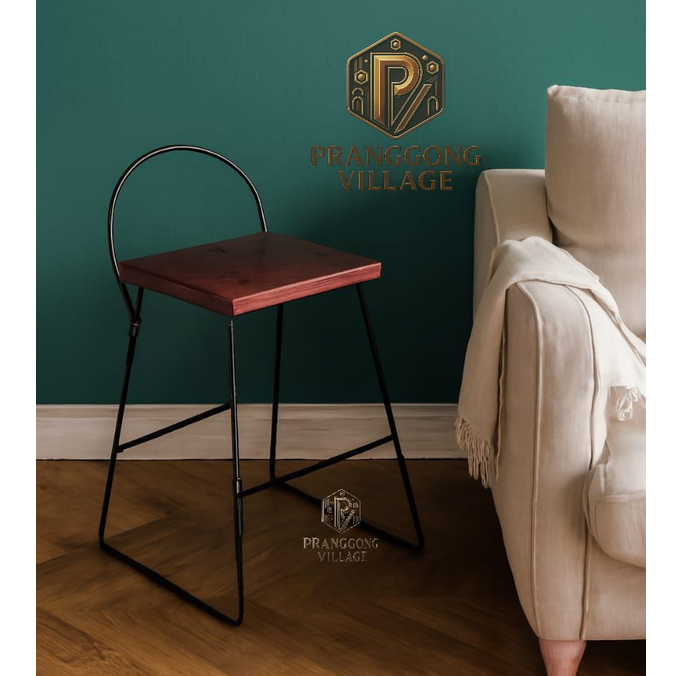 KK01 / KURSI KOTAK / KURSI BAR / KURSI COFFESHOP TINGGI 50CM