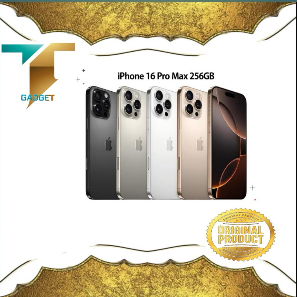 IPHONE 16 PROMAX INTERNAL 256GB GARANSI RESMI IBOX