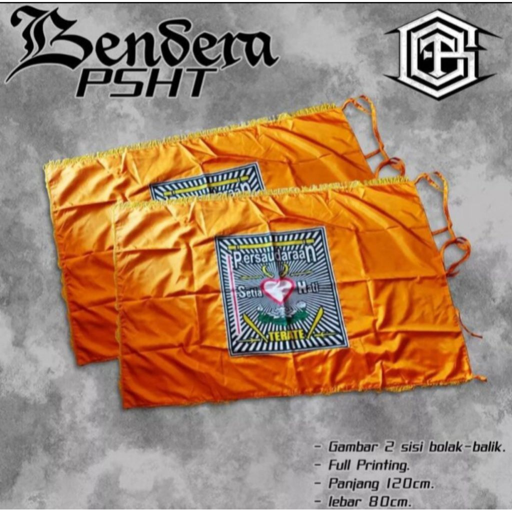 Bendera PSHT Bolak Balik / Bendera Terate / Panji PSHT