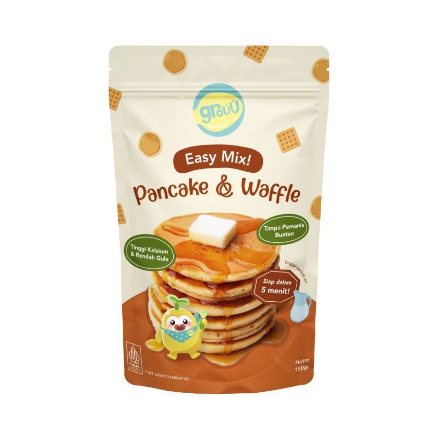 

Grouu Easy Mix Pancake & Waffle 150gram