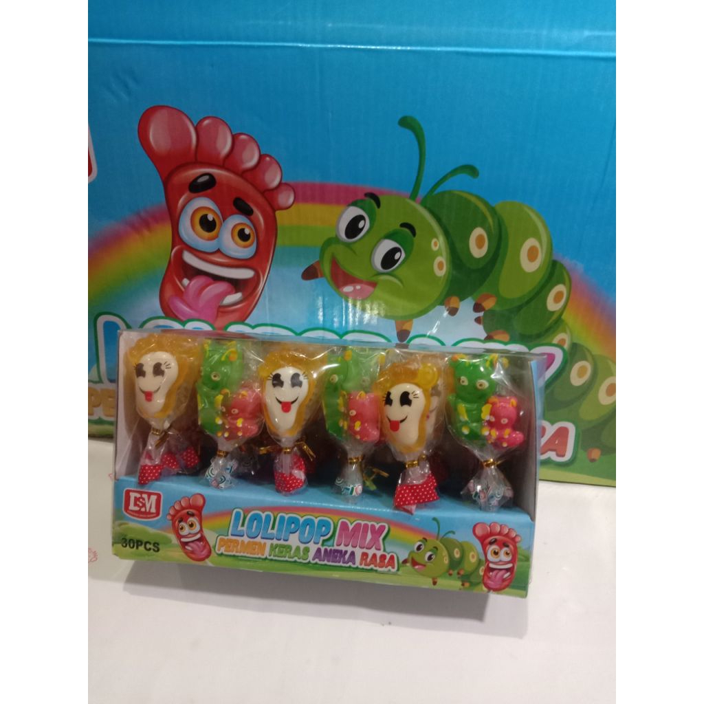 

Permen Lollipop Mix Aneka Rasa Isi 30 Pcs