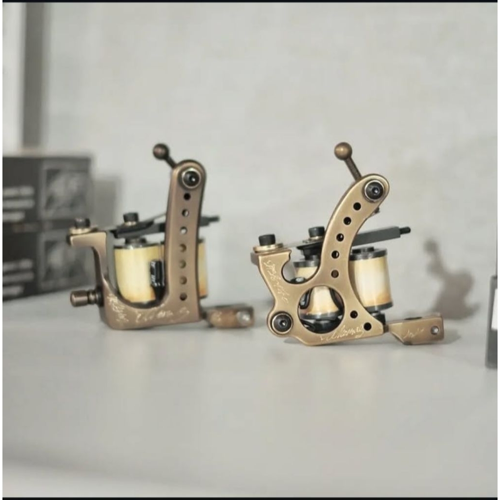 Mesin Tattoo Coil Thomas Brass Liner & Shader machine