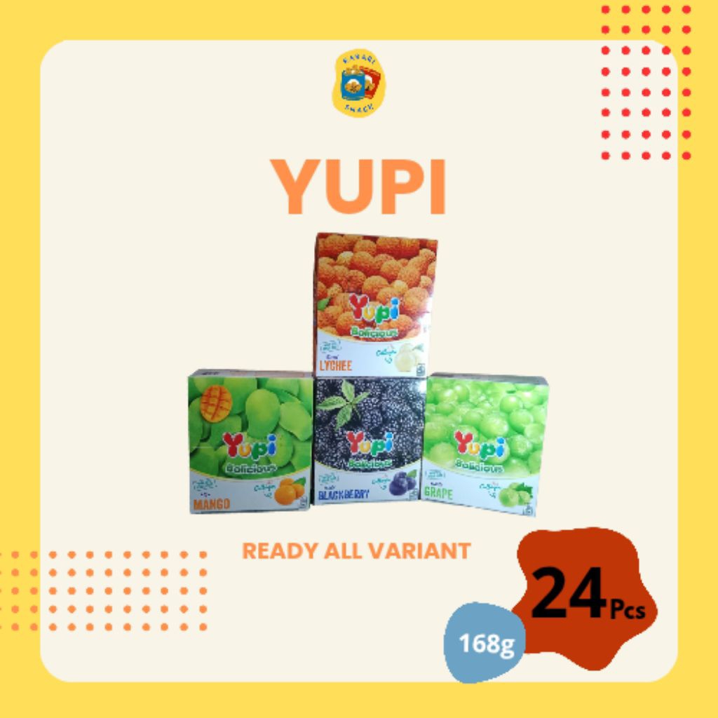 

RS Yupi Bolicious box (168g) kecil isi 24pcs