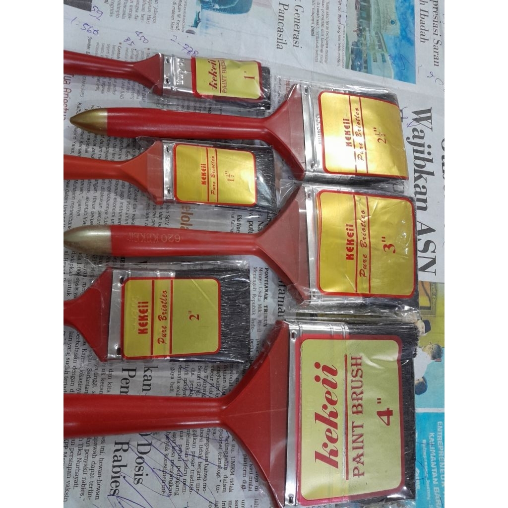 

KUAS TANGAN KUAS CAT 1" ,2½", 2" ,3" 4