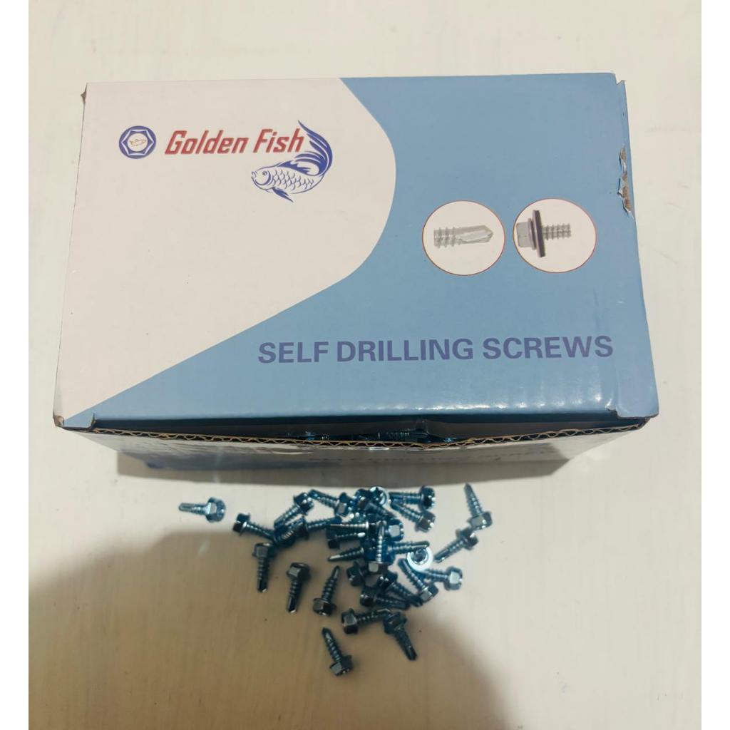 Baut Driling 8X13 Merk Golden Fish Baut Galvalum, Baut Baja Ringan