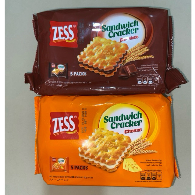 

ZES SANDWICH CRACKER 90gr | ZESS MALAYSIA