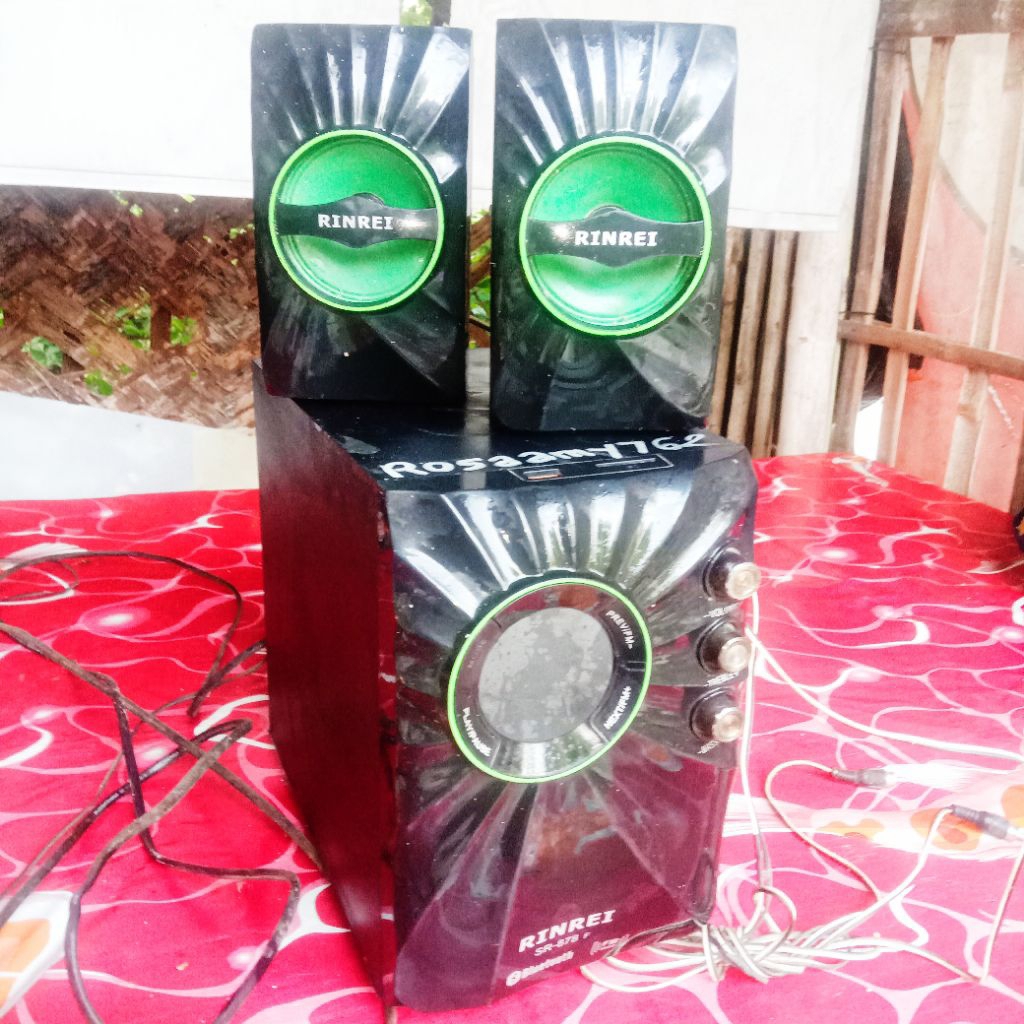 speaker aktif box music full bass blutut ampli radio am fm karaoke senter mp3 | salon aktif radio po