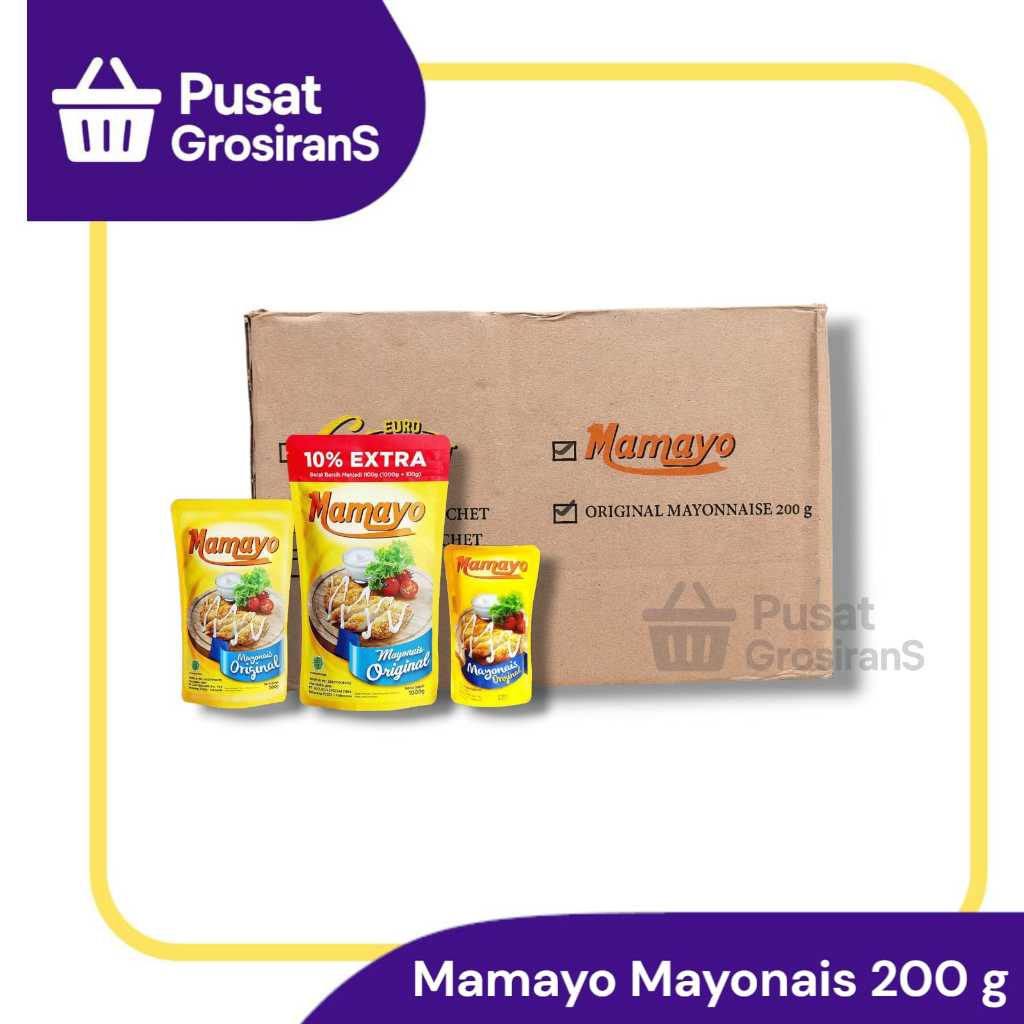 

Mamayo Mayonais Original 200gr isi 24pcs / 1 DUS