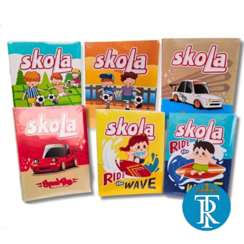 

buku tulis merk skola (1 pack) isi 10 buku (38 lembar)