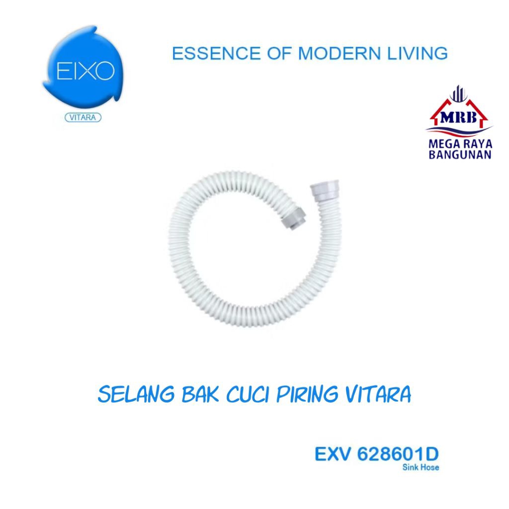 Selang Pembuangan Bak Cuci Piring EIXO Vitara | Selang Fleksibel Kitchen Sink Single & Double