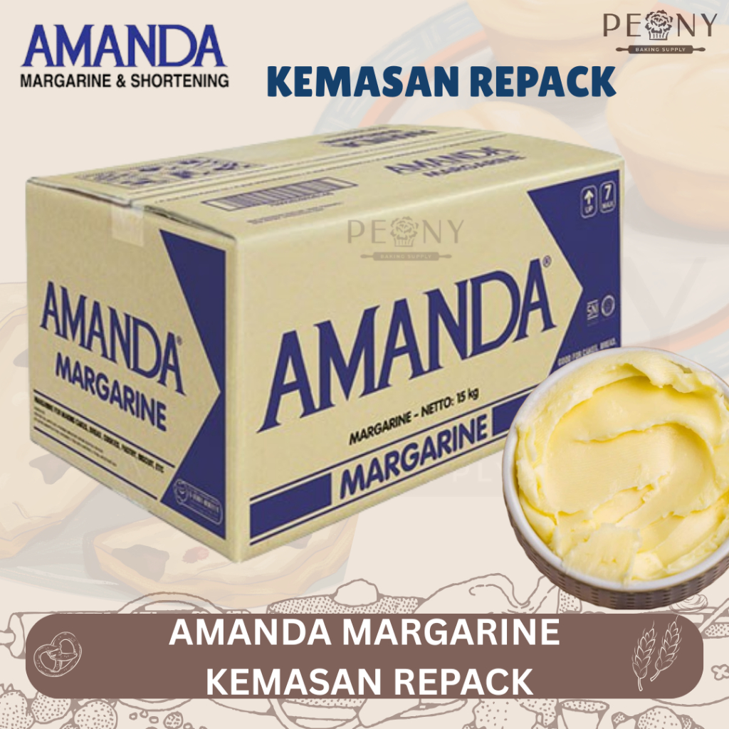 

AMANDA MARGARIN KUNING KEMASAN REPACK 1 KG, 500 GRAM, 250 GRAM