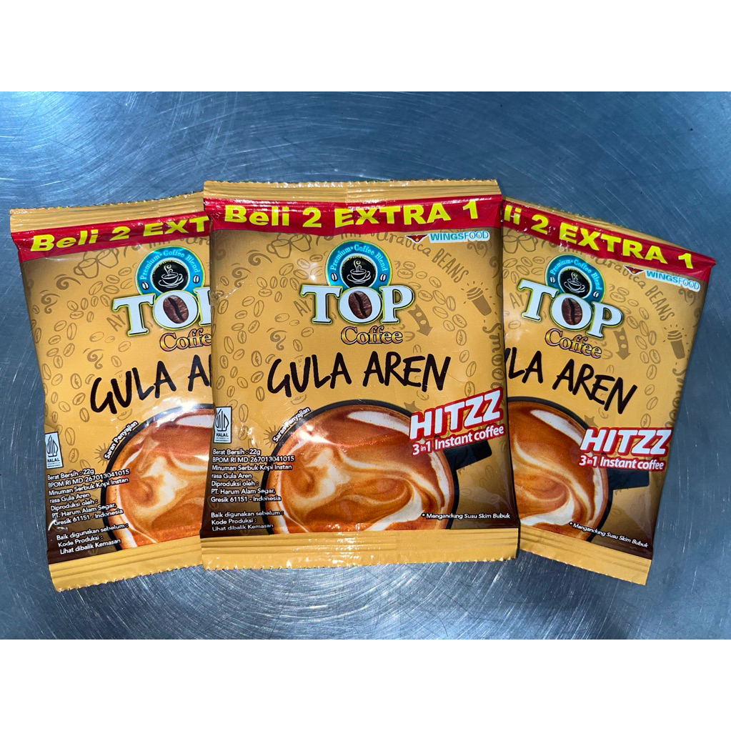 

Top coffee gula aren 22g x 3pcs