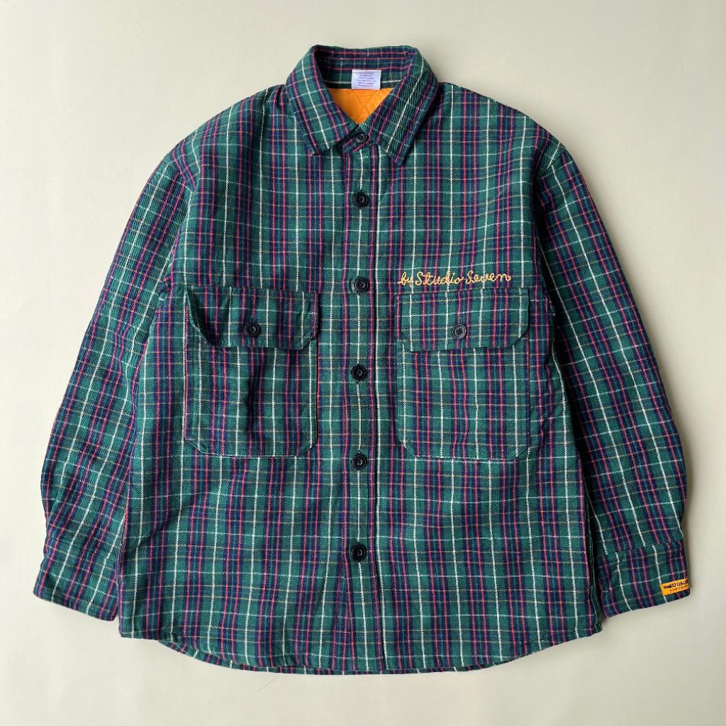 GU x STUDIO SEVEN ( HONEST COLLEGE ) PLAID OVER JACKET