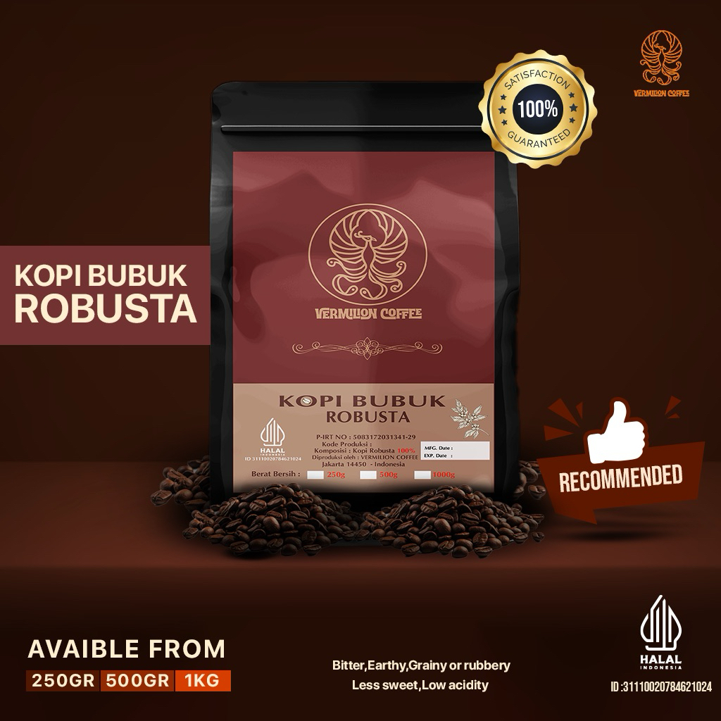 

Kopi Bubuk Robusta Vermilion Coffee