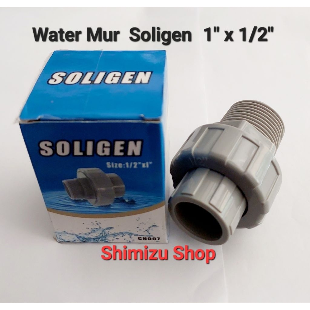 Water Mur Pompa Air Soligen 1"x1/2"