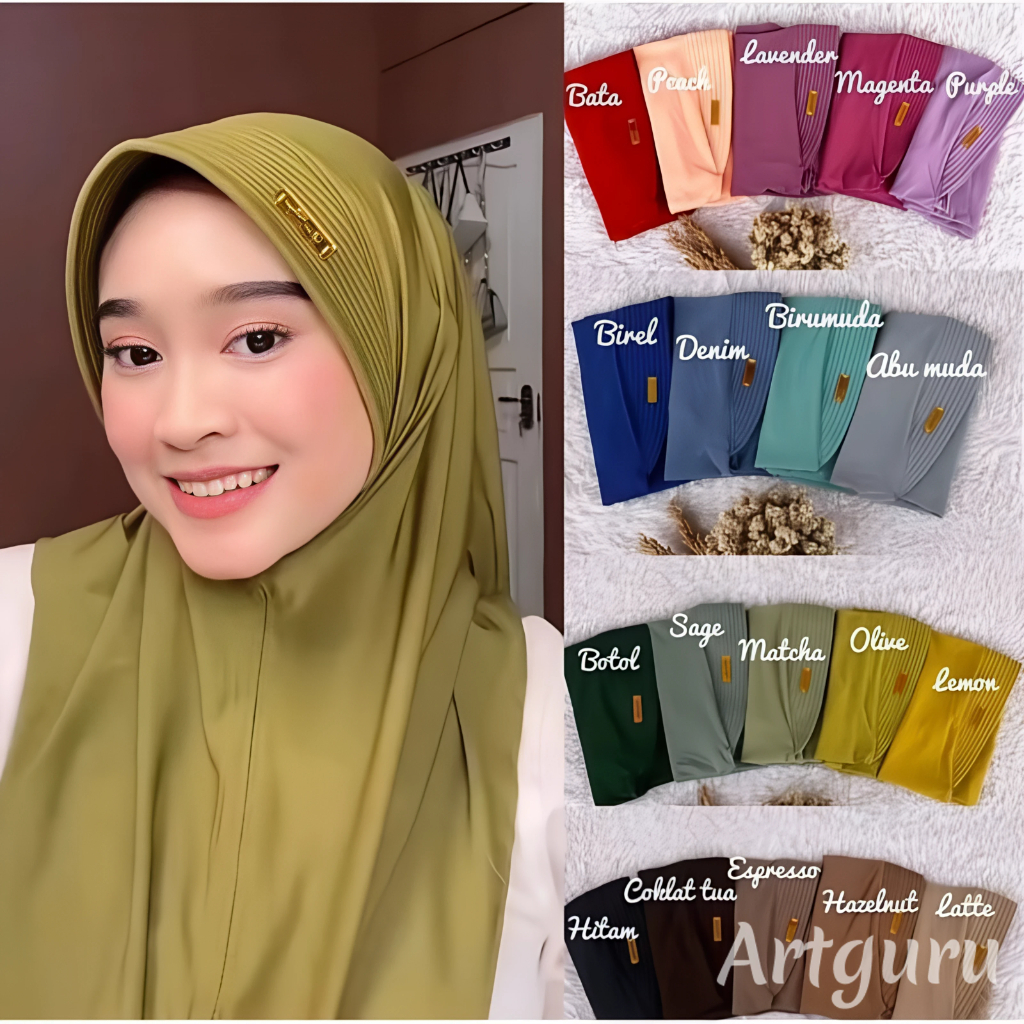HIJAB BERGO HAMIDAH HIJAB INSTAN PREMIUM JILBAB GROSIR MURAH