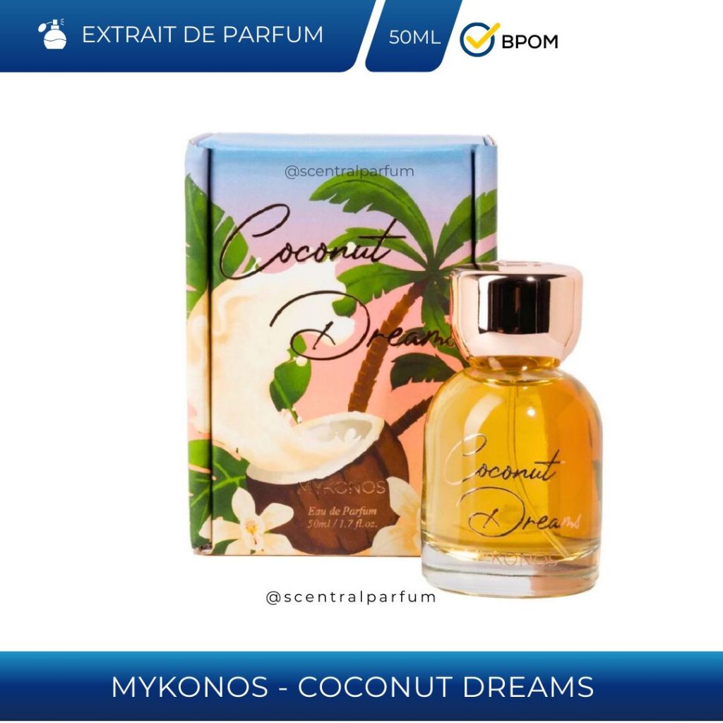 MYKONOS Coconut Dream  Extrait De Parfum 100 ML / 50 ML