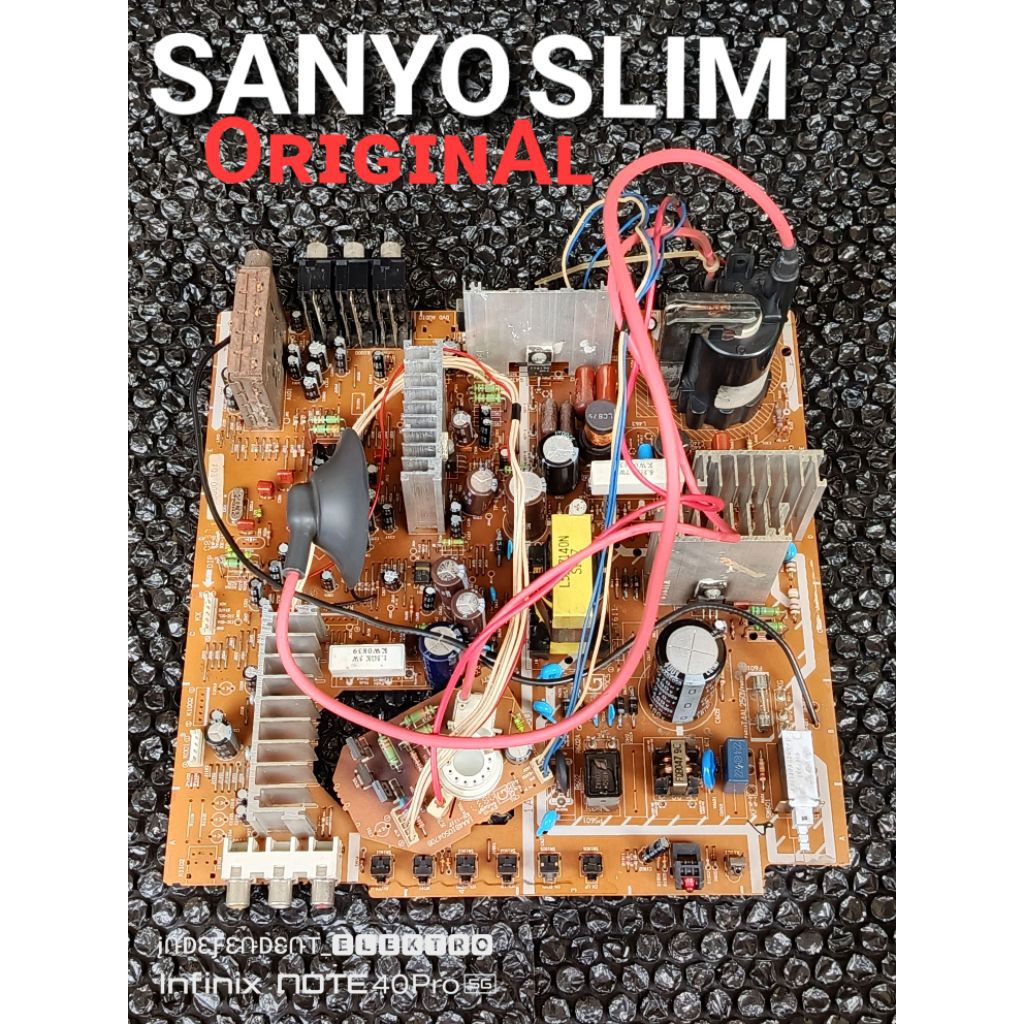 Mesin Tv sanyo slim   Mesin tv sanyo fujitec slim 21inch i mesin Tv bekas normal