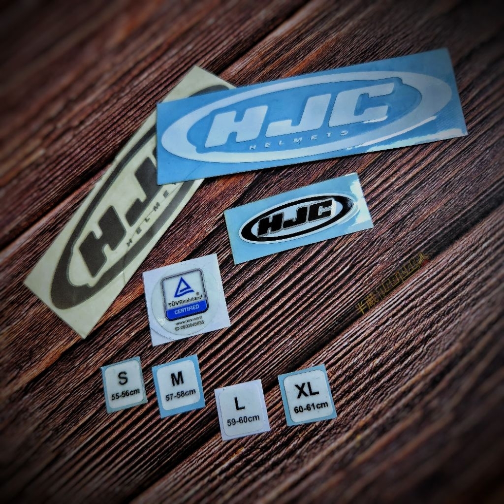 Sticker Set HJC Half Face