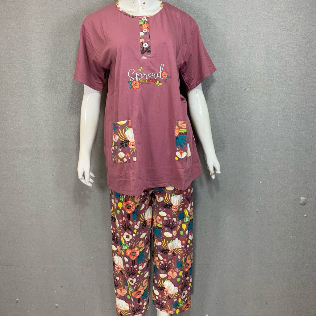 BunnyNightie - Lorita CP Jumbo Baju Tidur | Baju Tidur Lorita Sofie Tinny