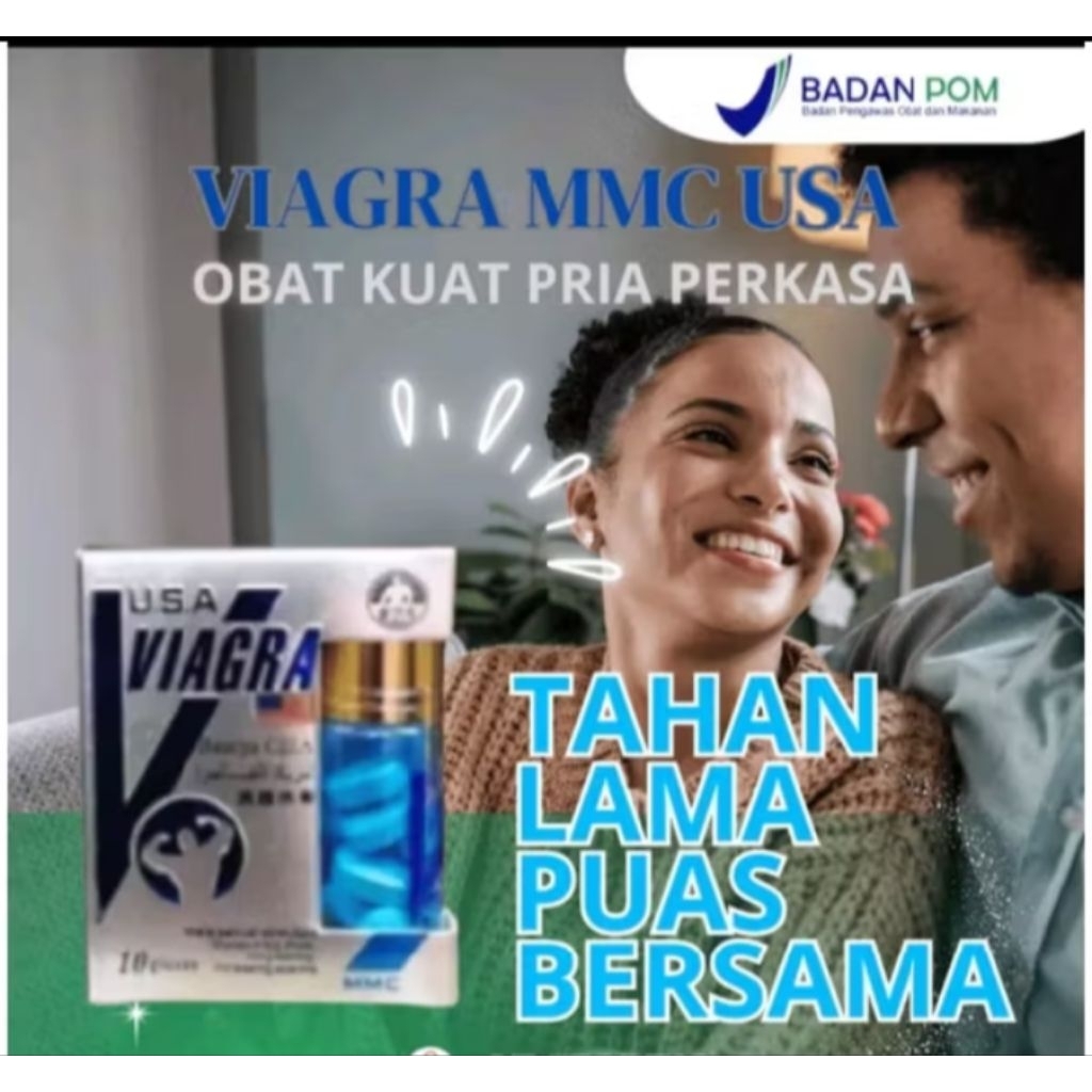 VIAGRA MMC ORIGINAL PIL BIRU ASLI IMPORT USA