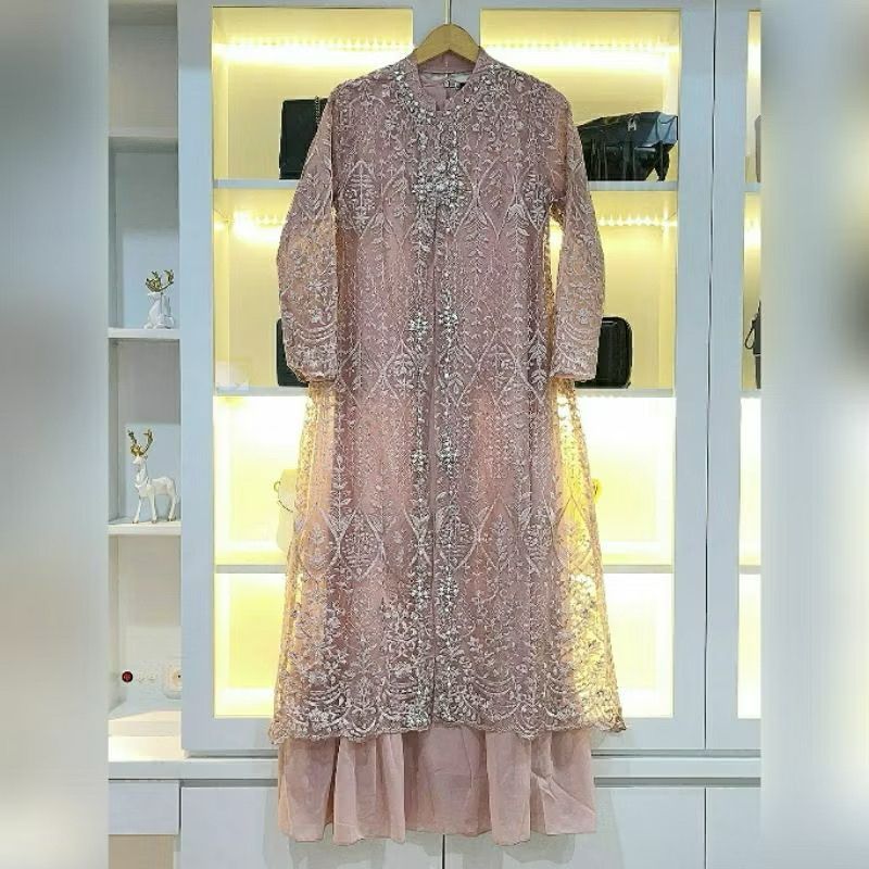Gamis Pesta Mewah Elegan Premium / Gamis Pesta Mewah Elegan