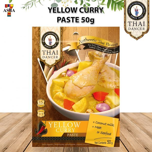 

[oddsolshop] pekanbaru/Thai Dancer Yellow Curry Paste 50GR Bumbu Kari Kuning