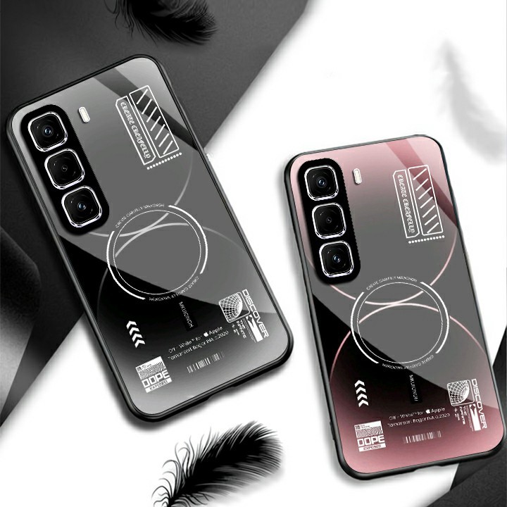 Softcase Kaca INFINIX 60i 60 - Casing Kaca Glossy - Kesing Terbaru - INFINIX HOT 60i - SM 199