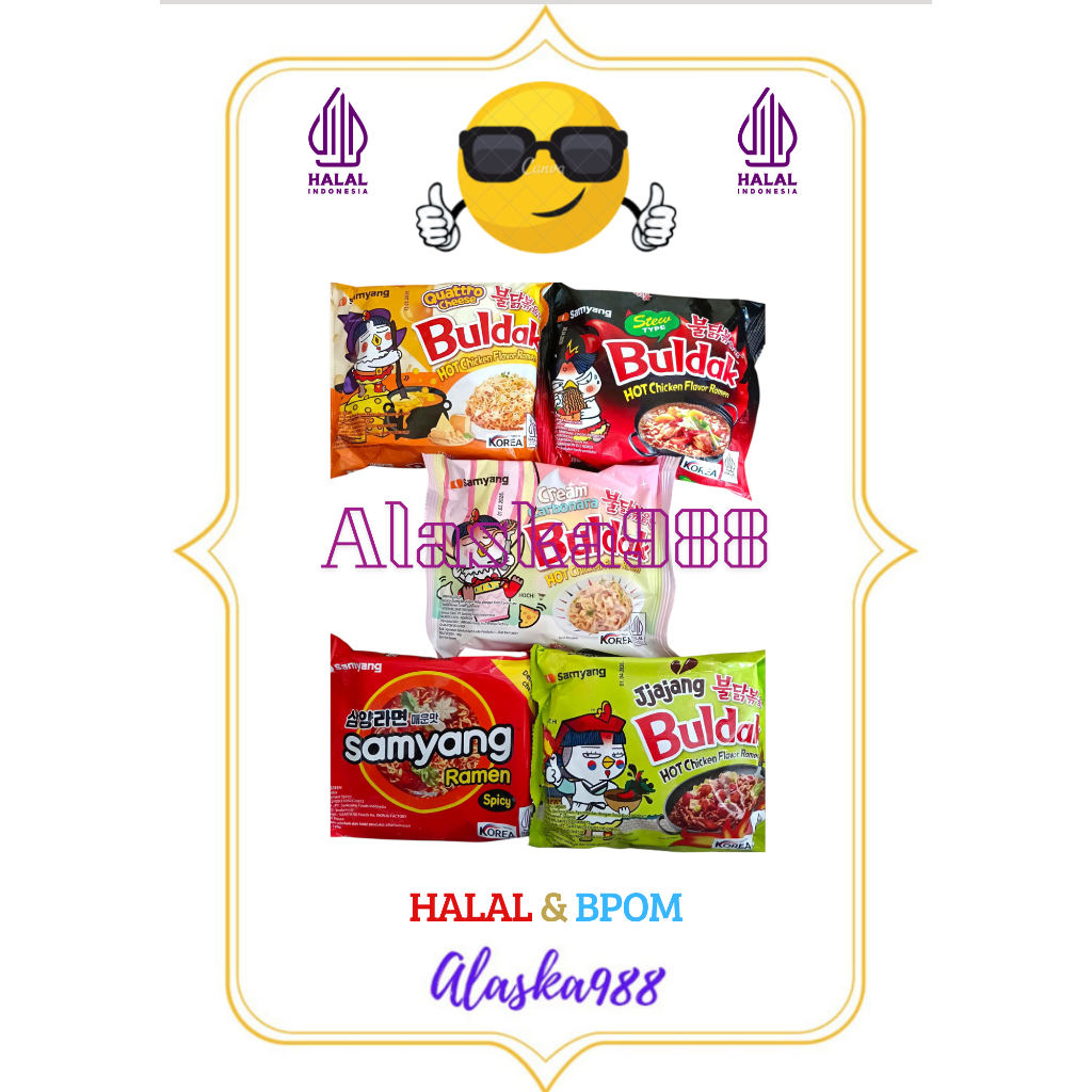 

Mie Samyang Green Buldak / Mie Instan korea / Mie Instan Halal (BPOM RI)