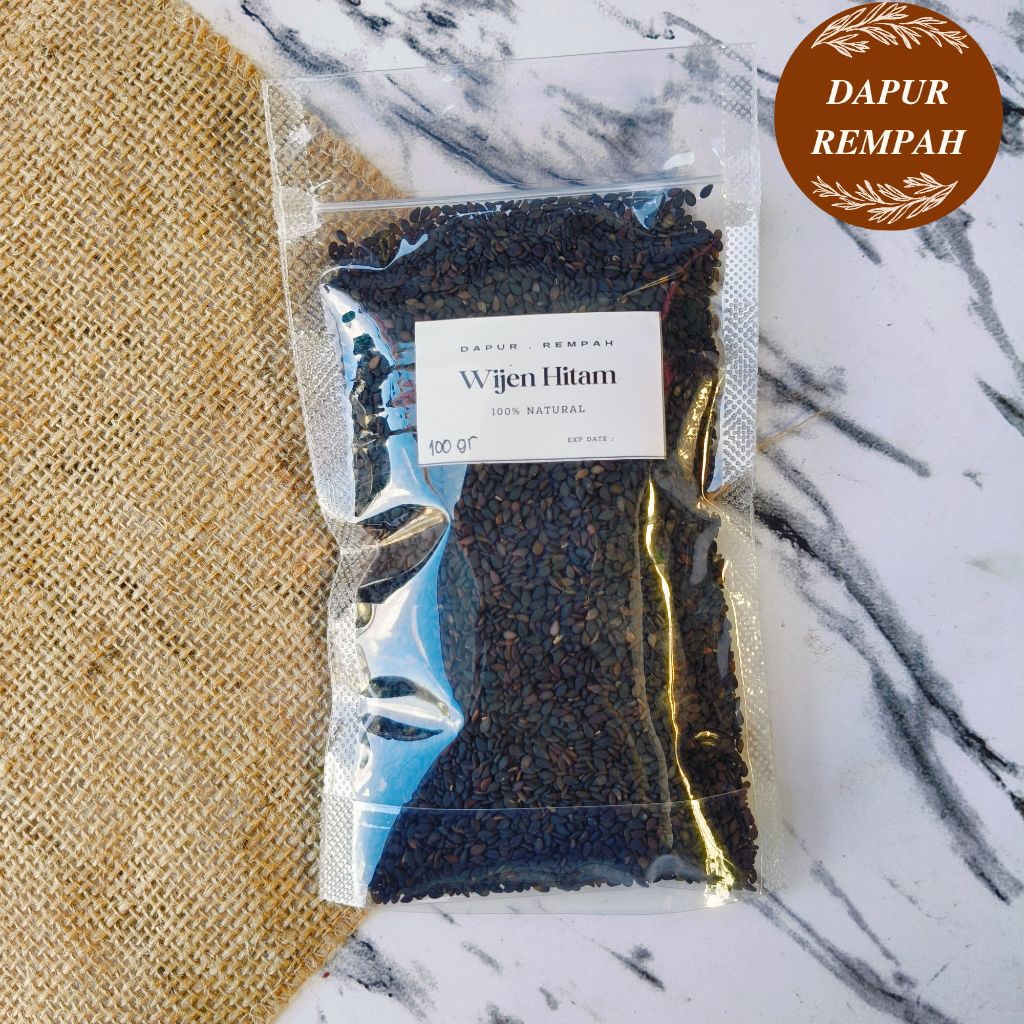 

Dapur Rempah Wijen Hitam Black Sesame Seeds