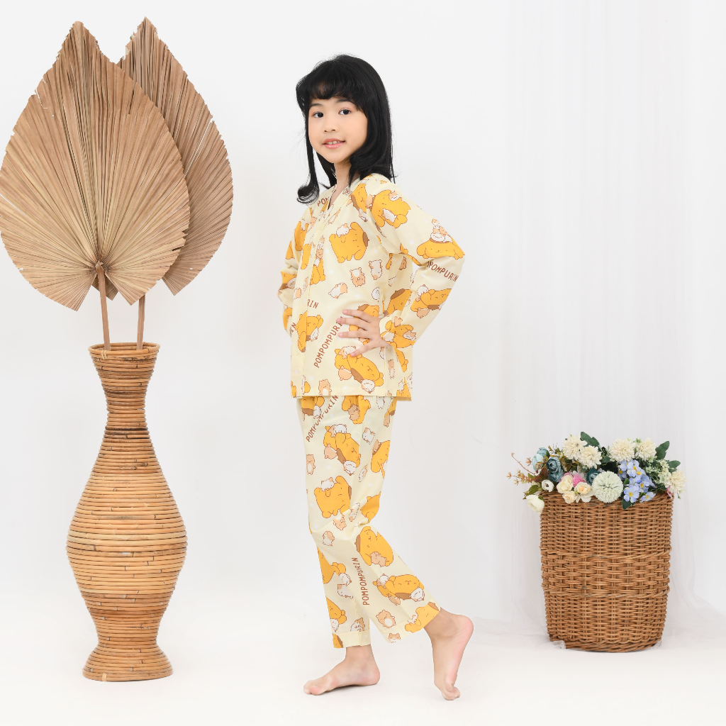 King Azlan Piyama Anak Unisex Motif Pompompurin