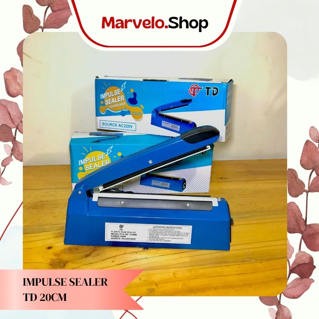 Pres plastik TD / Impulse Sealer TD Twindog - 20 cm  Twindog TD